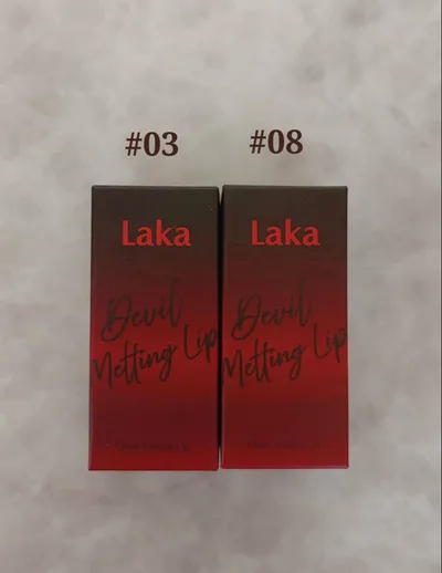 Laka ラカ デビルメルティングリップ #03 #08 2点セット