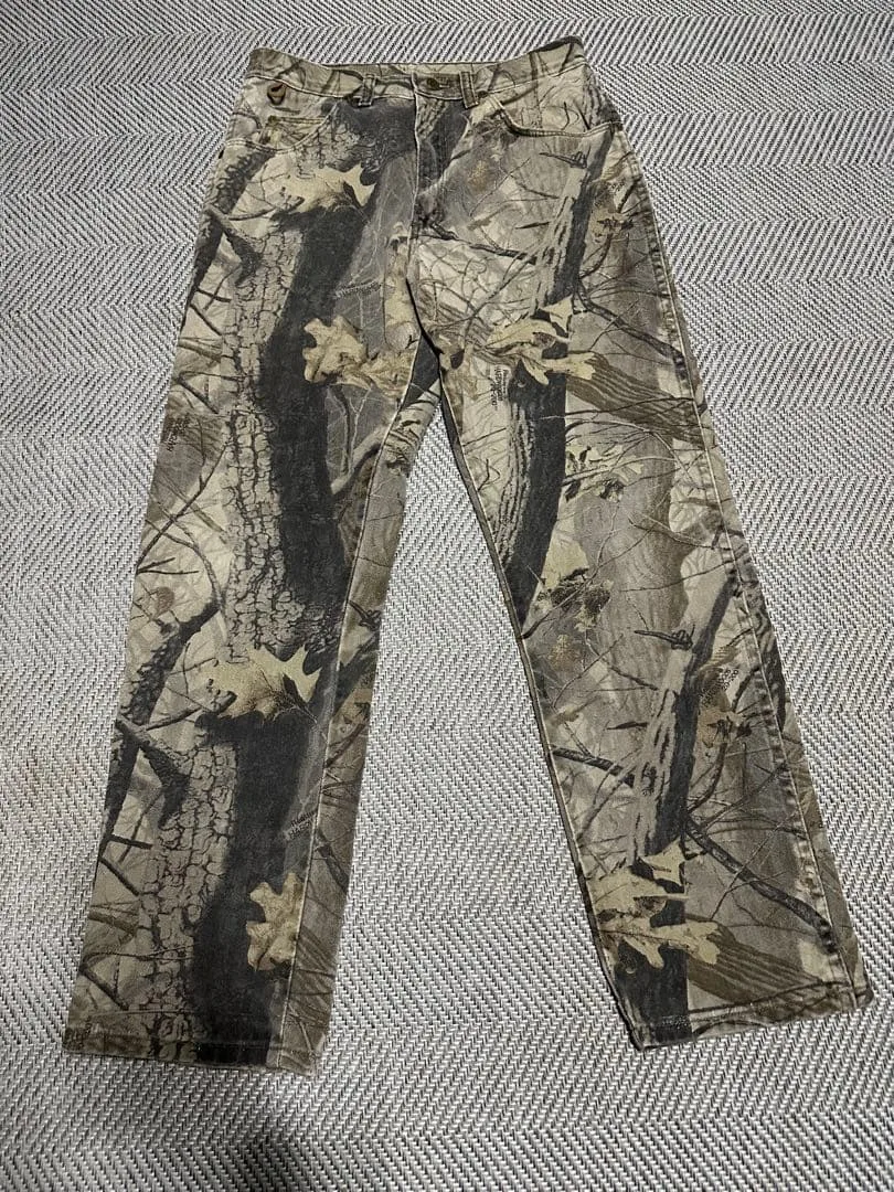 古着 Wrangler ラングラー リアルツリーカモ パンツ 総柄