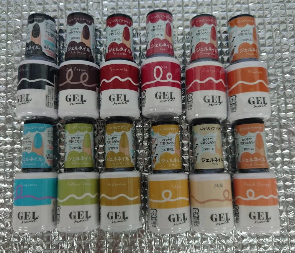 DAISO BRG ジェルネイル 12色セット 3STEP GEL ②