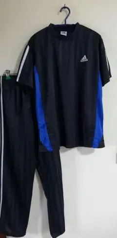 adidas 上下セット トレーニングウェア 半袖T シャツ ジャージ M