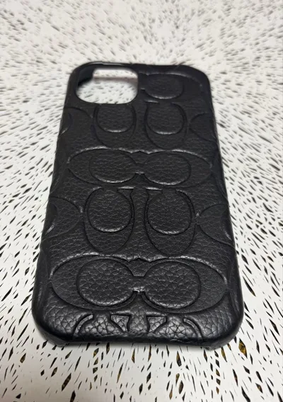 COACH iPhone15ケース ブラック コーチ