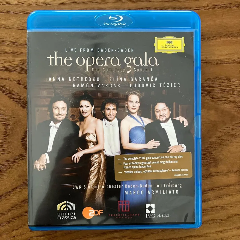 การเล่น Opera Gala Blu-ray Anna Netrebko ได้รับการยืนยันแล้ว