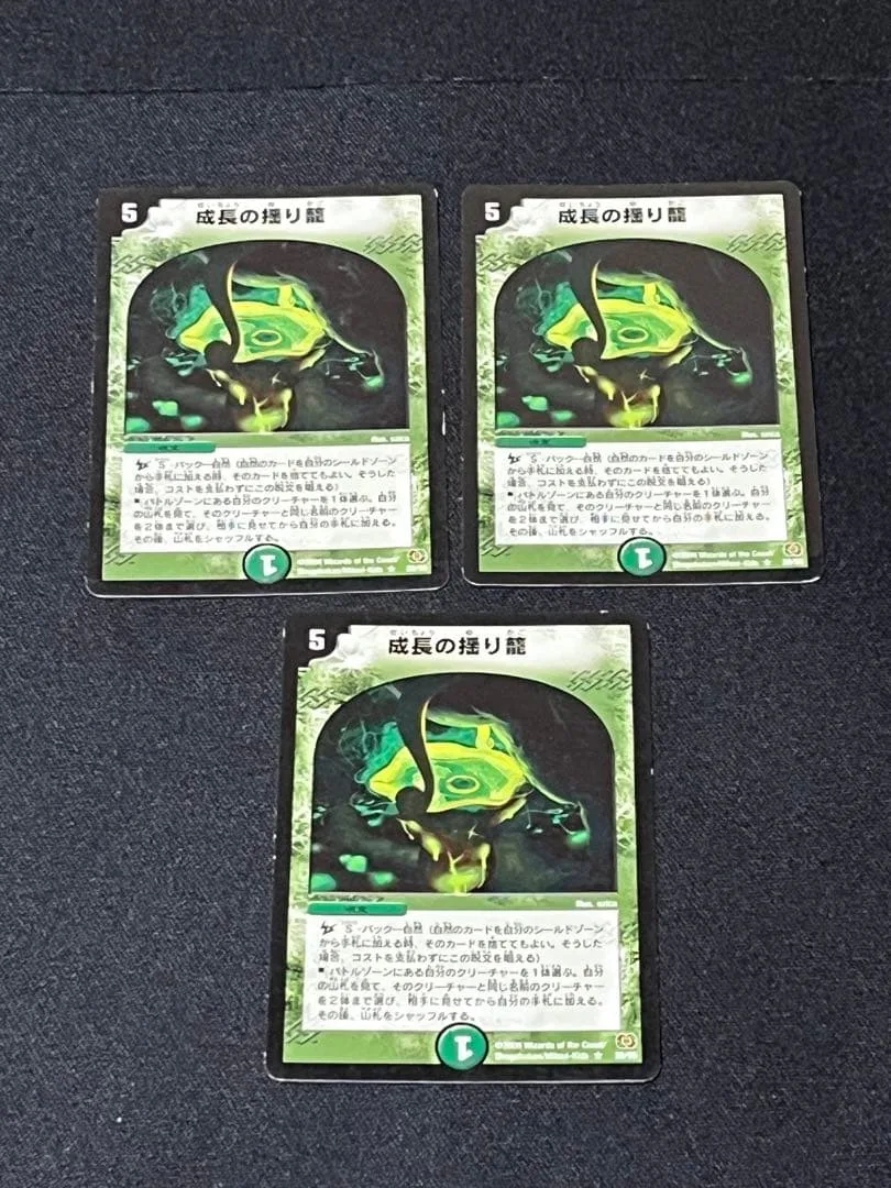 成長の揺り籠 旧枠 3枚