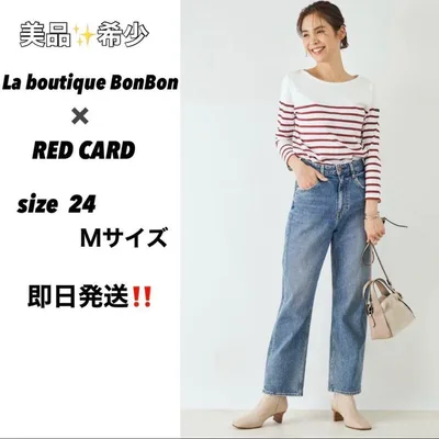 完売品‼️ La boutique BonBon RED CARD デニム