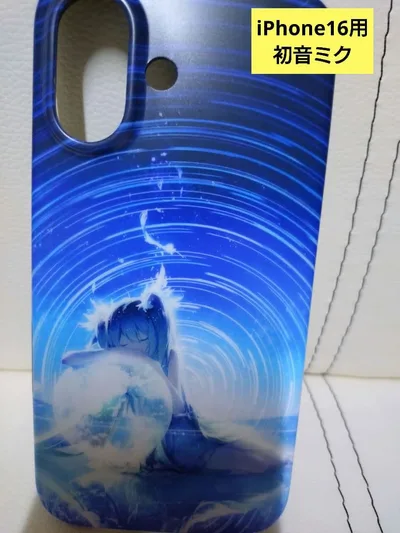 新品未使用! iPhone 16 ケース 初音ミク ブルー系