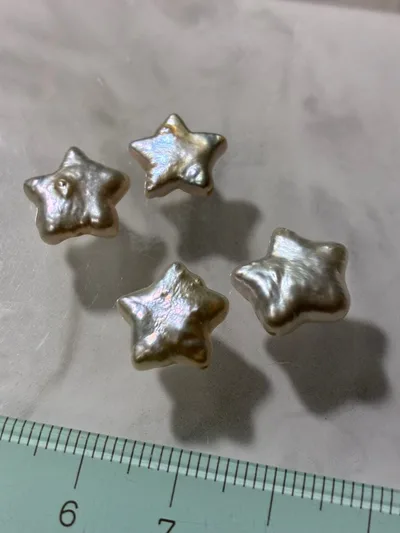 星型 淡水パール ハンドメイド素材