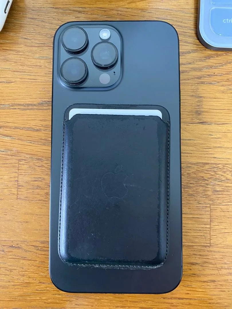 Applp純正【本革レザー】カードケース ブラック