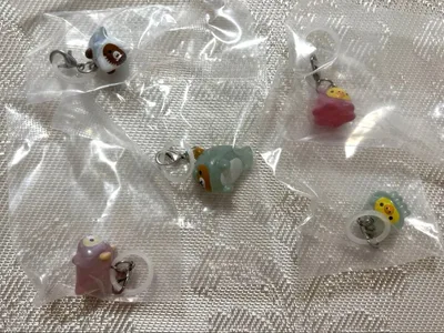 ガチャ リラックマ うみリラきぶん マーカーアクセサリー 全5種 フルコンプ