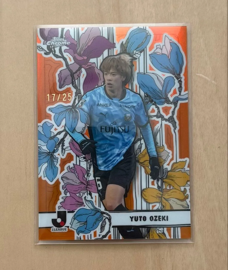 【25枚限定】topps chrome Jリーグ 大関友翔 17/25