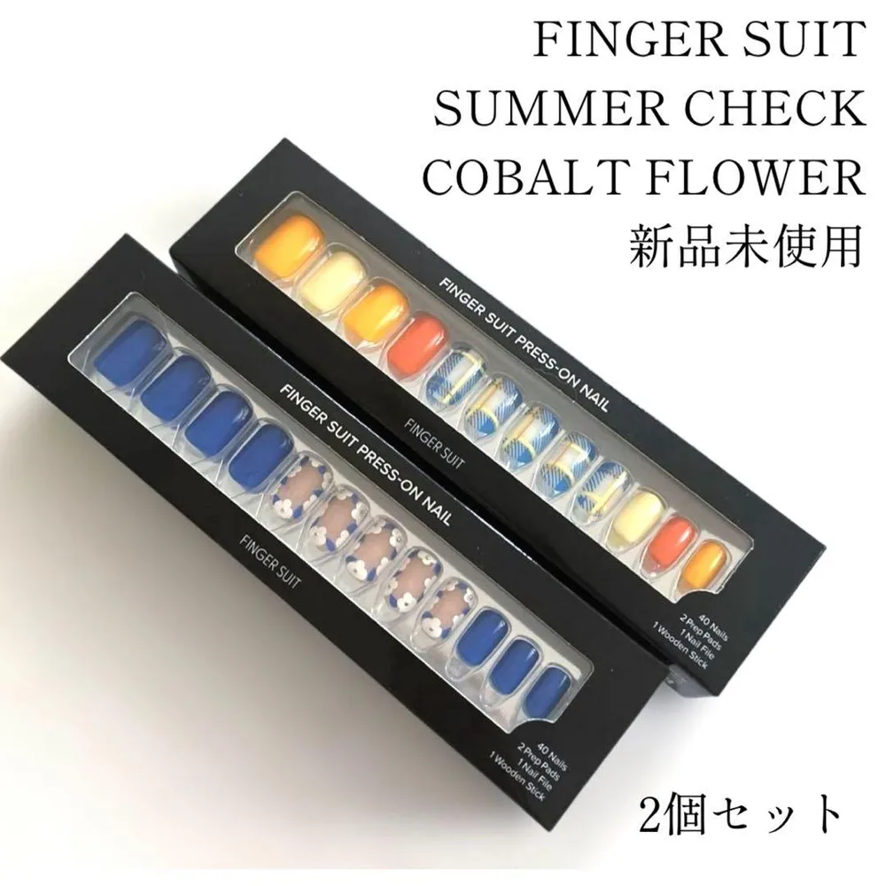 新品 フィンガースーツ ネイルチップ 3点セット 120 075