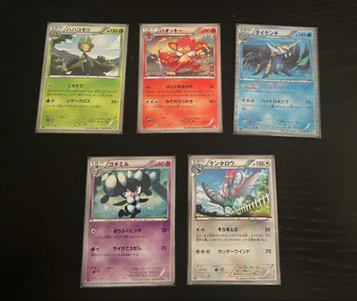 ポケモンカード BW 5枚セット ブラック ホワイト ※状態良