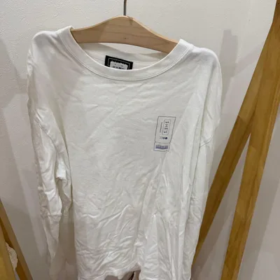 【SHE'S】長袖Tシャツ ホワイト バックプリント