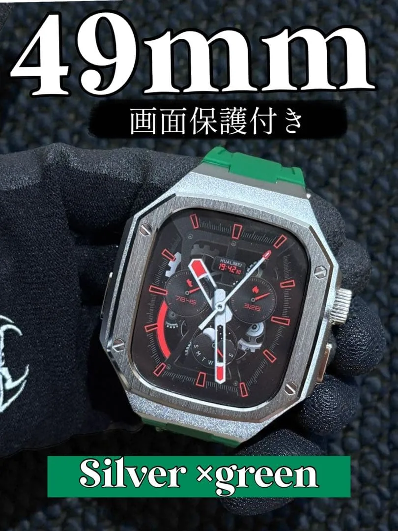 アップルウォッチカバーケースApple Watchバンドラバーベルト/dh2
