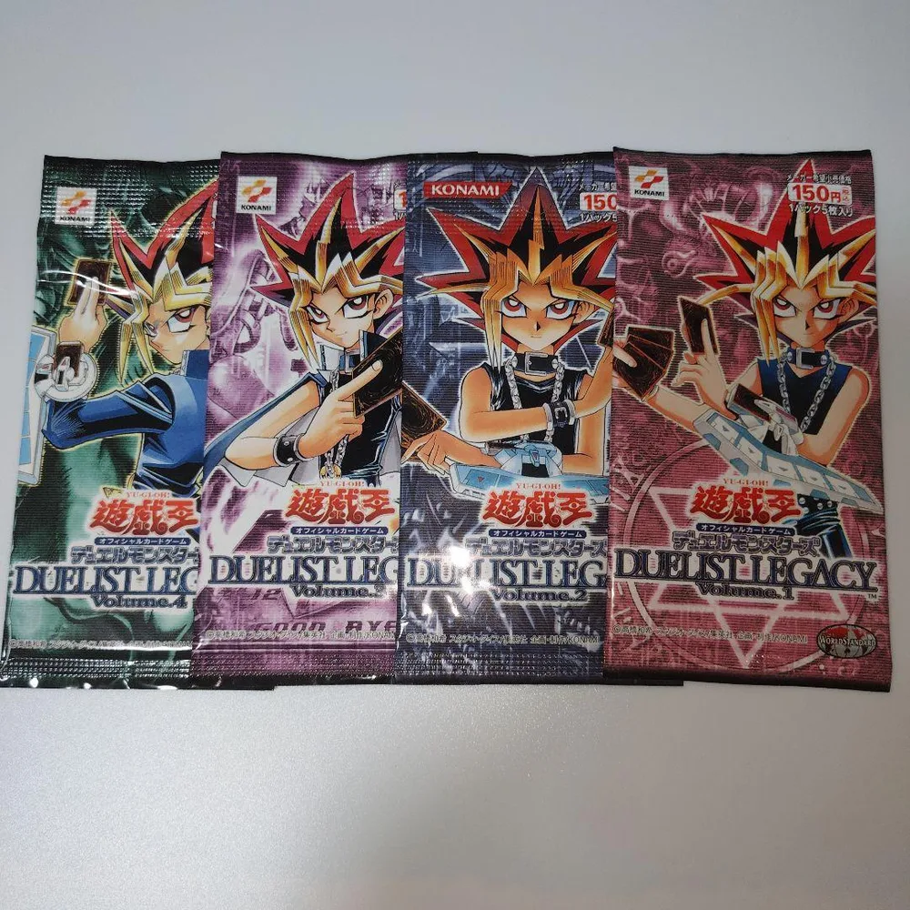 遊戯王 デュエリストレガシー 未開封 パック まとめ売り vol.1〜4 3期