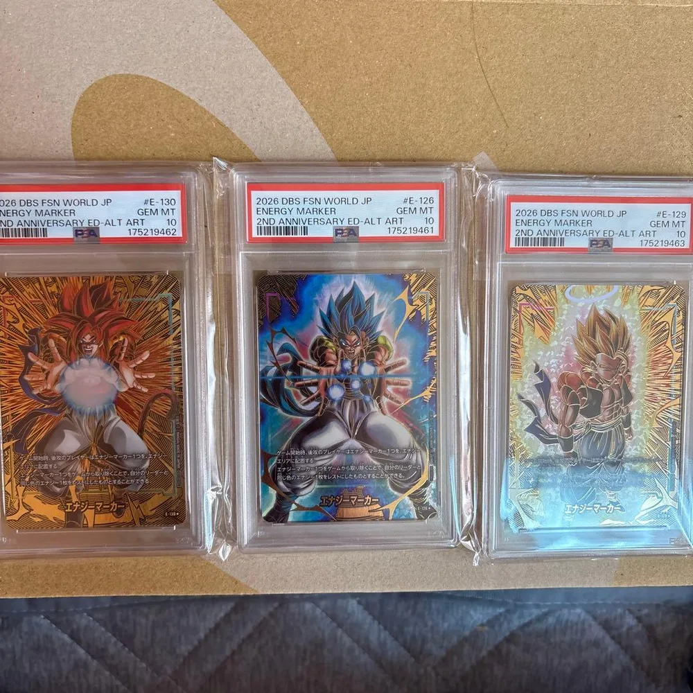 PSA 10 エナジーマーカー 3枚セット フュージョンワールド