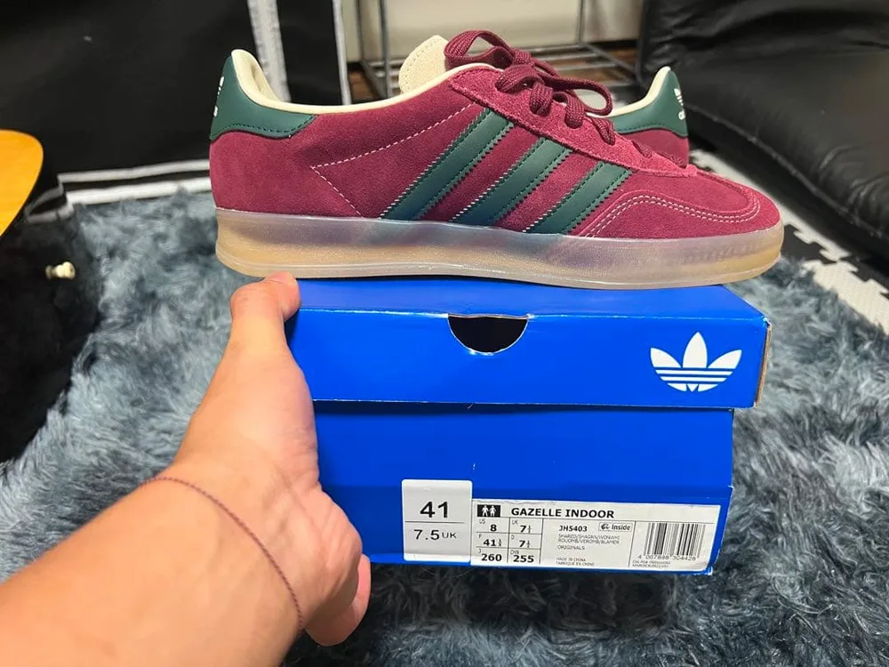adidas Gazelle Indoor Burgundy 26ซม