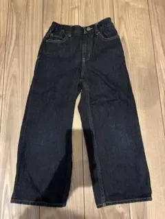 美品UNIQLO KIDS デニムロングパンツ 120
