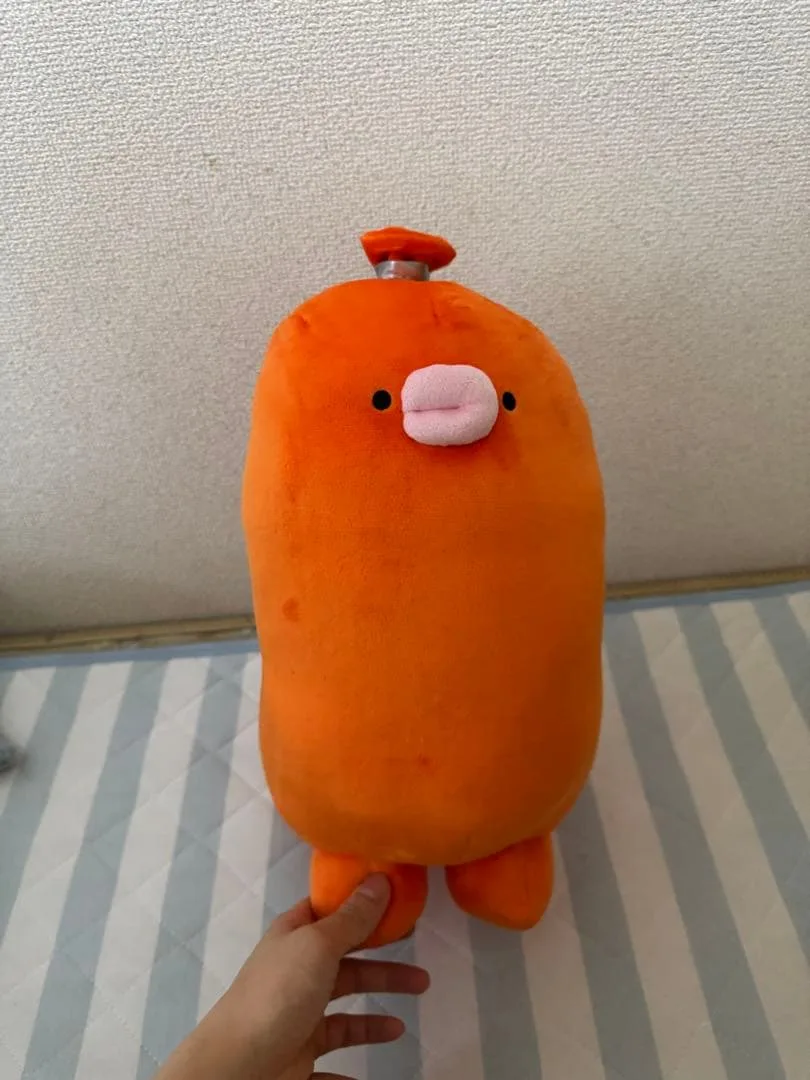 オレンジ色 ぬいぐるみ 約40cm