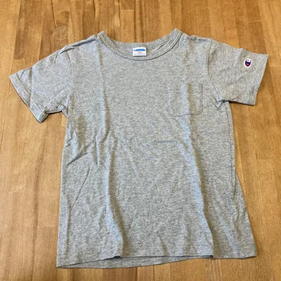 Champion キッズ Tシャツ 140 グレー