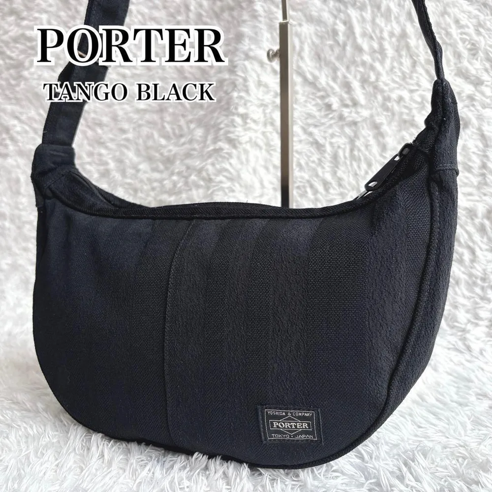 希少 PORTER TANGO BLACK 70周年 ショルダーバッグ 黒