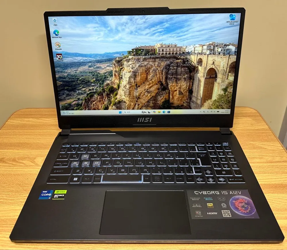 MSI ゲーミングノートPC Core i7, 144Hz, RTX4060