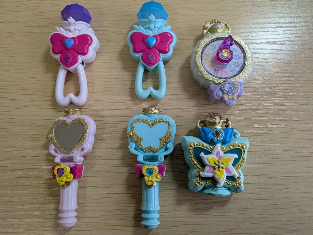 名探偵プリキュア 返信アイテム ガチャガチャ 6点セット