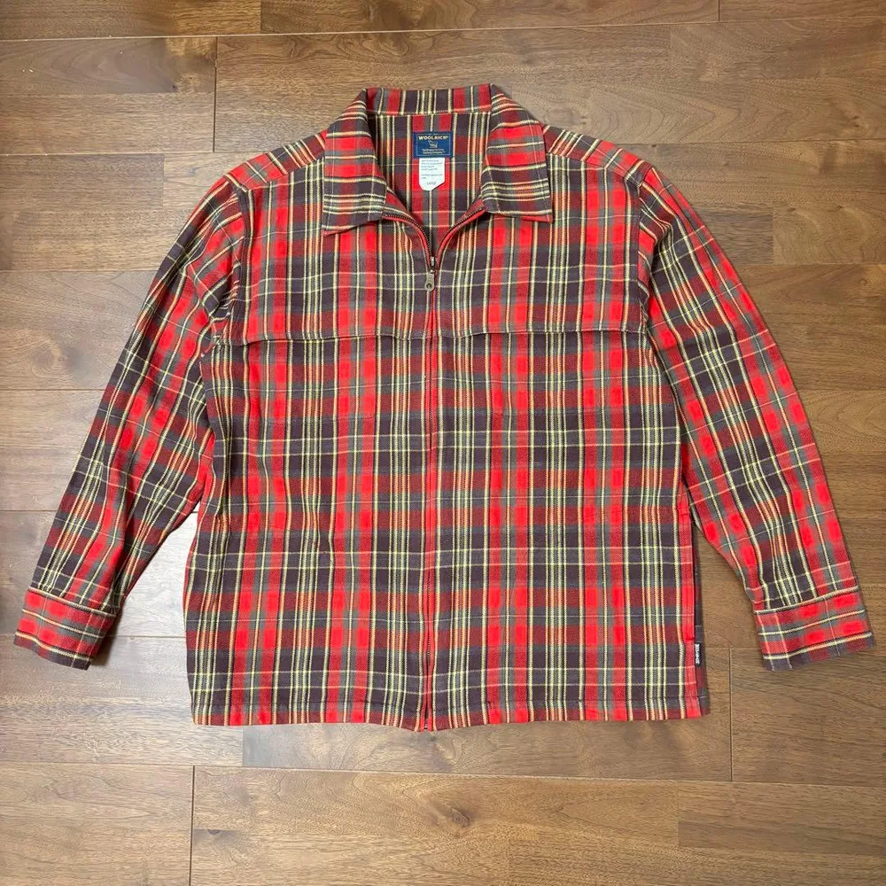 Woolrich ウーリッチ ウールリッチ チェック スウィングトップ Lサイズ