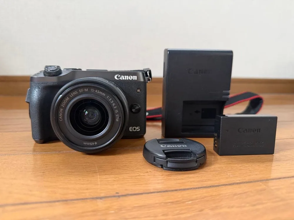 Canon キャノン EOS M6 レンズキット ミラーレス一眼カメラ