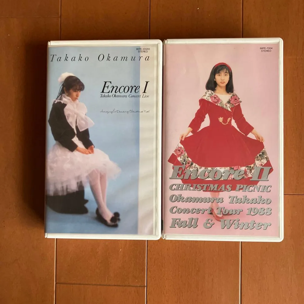 Takako Okamura VHS Video Encore I II ชุด 2 ชิ้น