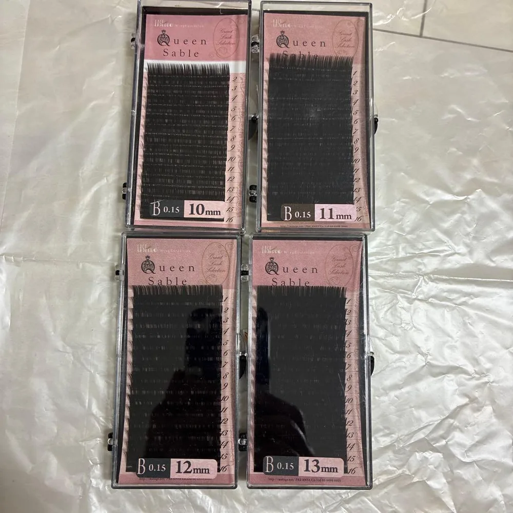 LASHPRO Queen Sable Bカール 0.15mm 4種セット