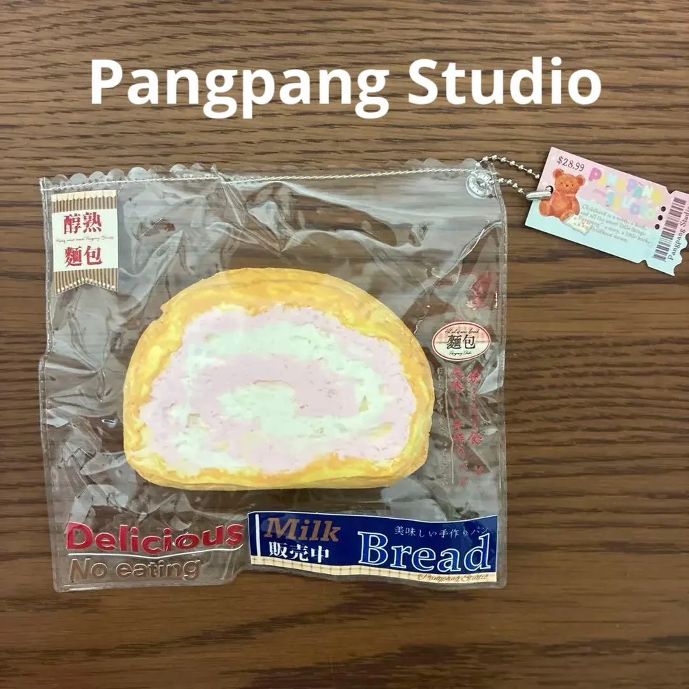 Pangpang Studio スクイーズ パン ロールケーキ