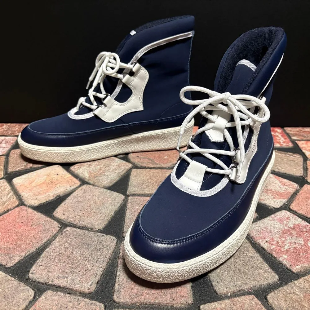 AIGLE エーグル ハイカットスニーカー 25.5 ポルトガル製 希少デザイン