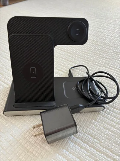 3-in-1 ワイヤレス充電器 W336 ブラック