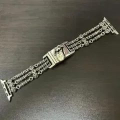 シルバー925 Apple Watch用 リップタンベロシルバーチェーンバンド