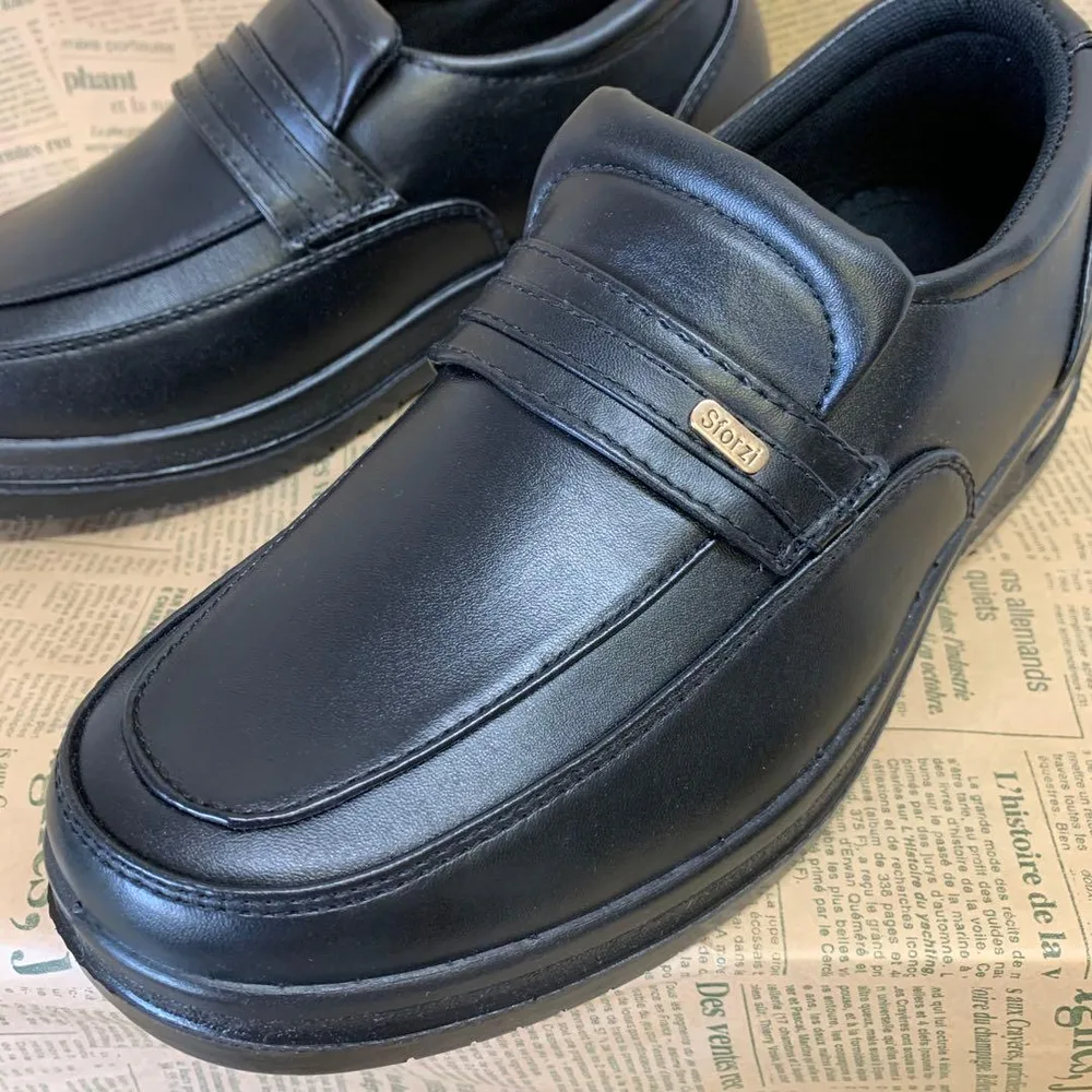 新品★メンズ★24.5cm★軽量 幅広 撥水ビジネスシューズ 黒 osw110