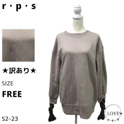 ★訳あり★ r・p・s トップス トレーナー・スウェット クルーネック/U s2