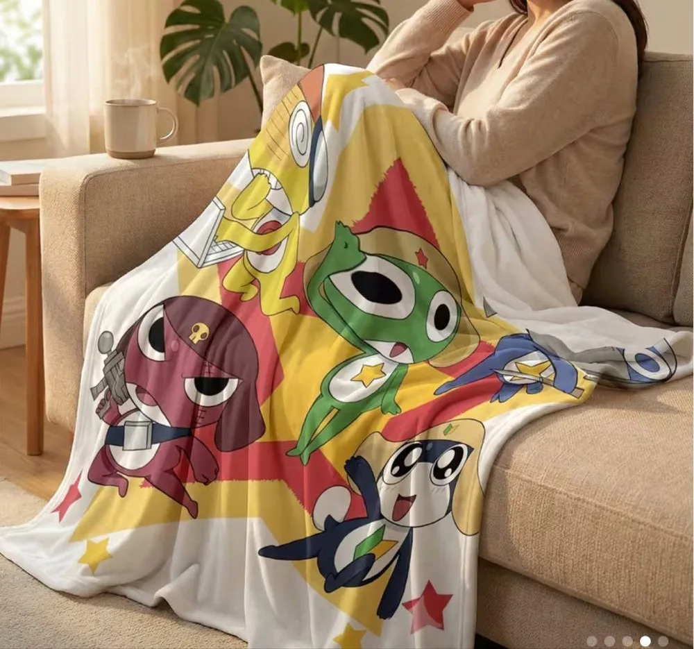 ケロロ軍曹 キャラクター ブランケット 毛布