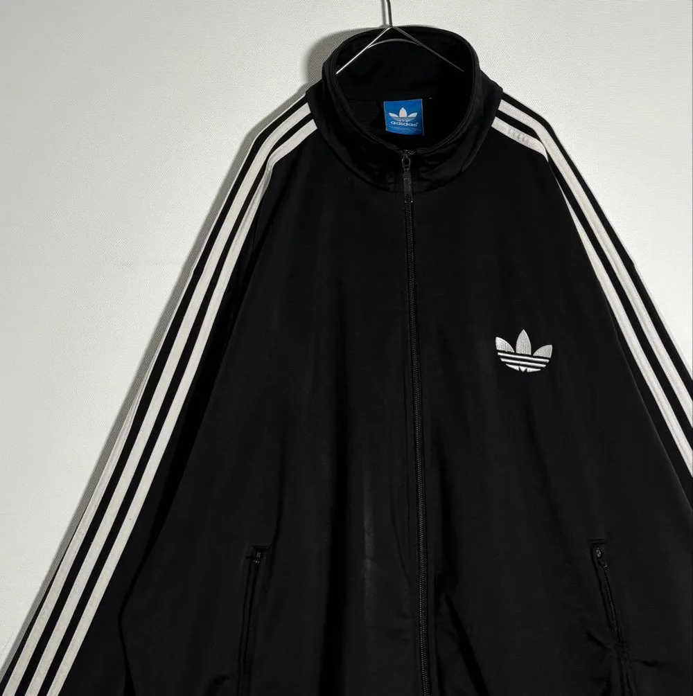 adidas ファイヤーバード トラックジャケット トレフォイル刺繍ロゴ