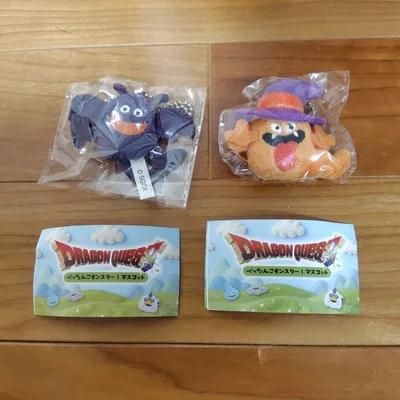 ドラゴンクエスト ぺったんこモンスター!マスコット 2種セット 777