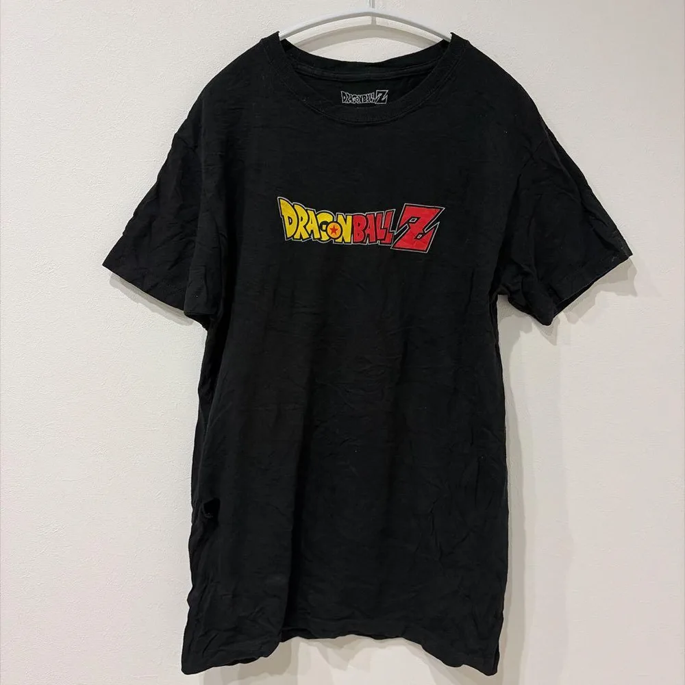 ドラゴンボールゼット ティーシャツ クルーネック 半袖 バックプリント S 黒