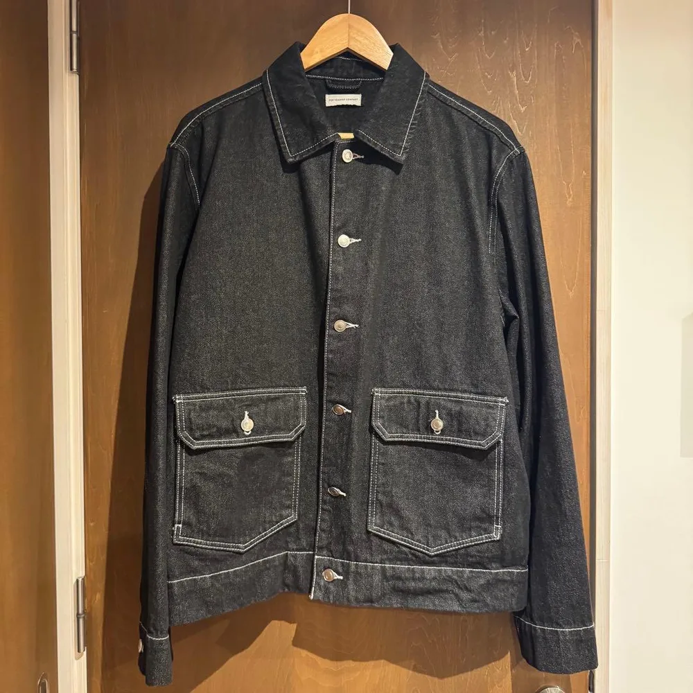 POP TRADING COMPANY デニムジャケット ブラック