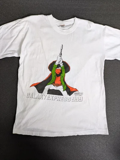 90s 銀河鉄道999 非売品 Tシャツ バンプレスト 松本零士フリーサイズ