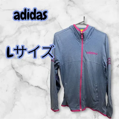 adidas アディダス ジップアップジャケット フーディー レディース L