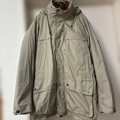 AIGLE ダウンジャケット ベージュ Lサイズ クリーニング済