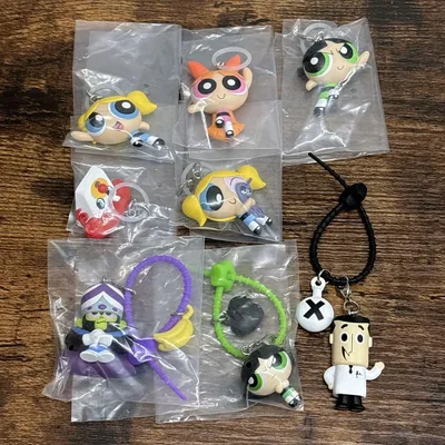 ガチャガチャ パワーパフガールズ めじるし チャーム マスコット まとめ売り