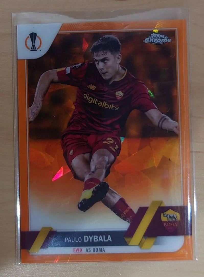 /50 Paulo Dybala Topps Chrome sapphire