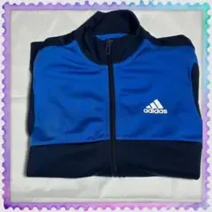 adidas アディダス ジャージ トキッズ ブルー ネイビー 140 サッカー