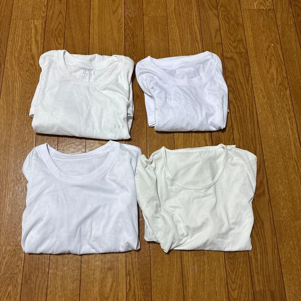 半袖Tシャツ 4枚セット ホワイト