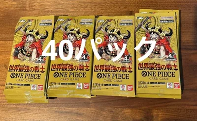 ワンピースカードゲーム 世界最強の戦士 40パック