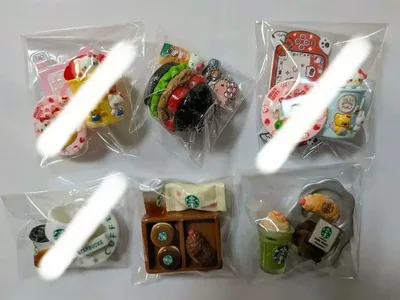 ハローキティ スターバックス デコレーションパーツ まとめ売り(1袋200円)